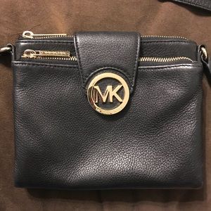 Michael Kors black crossbody handbag